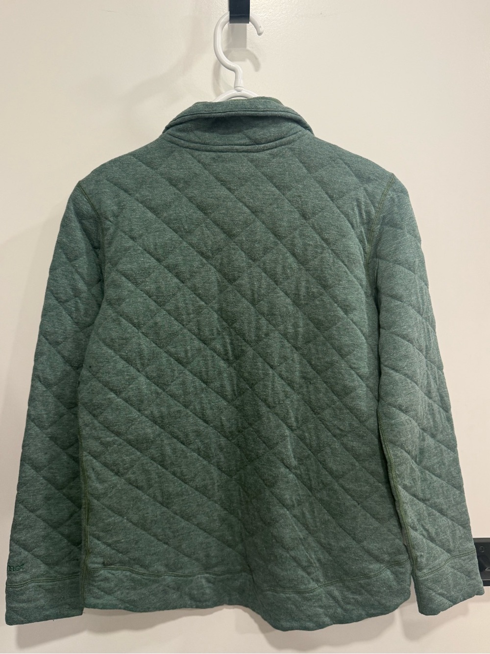 Marmot Women’s Green Quilted Snap Front Pullover Jacket Pockets Size M - Picture 2 of 3